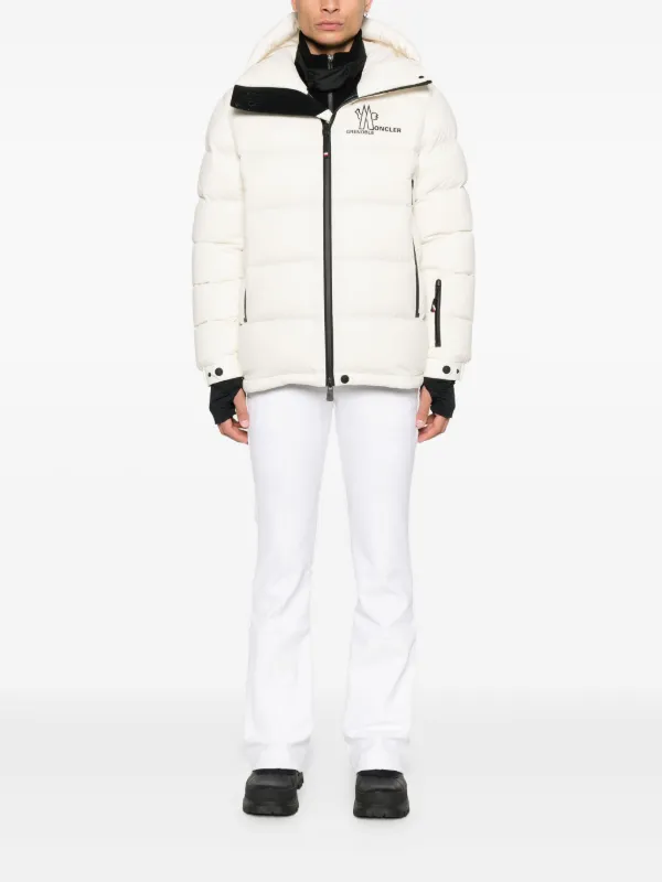 Moncler Grenoble Hooded zip-fastening Jacket | White | FARFETCH JO