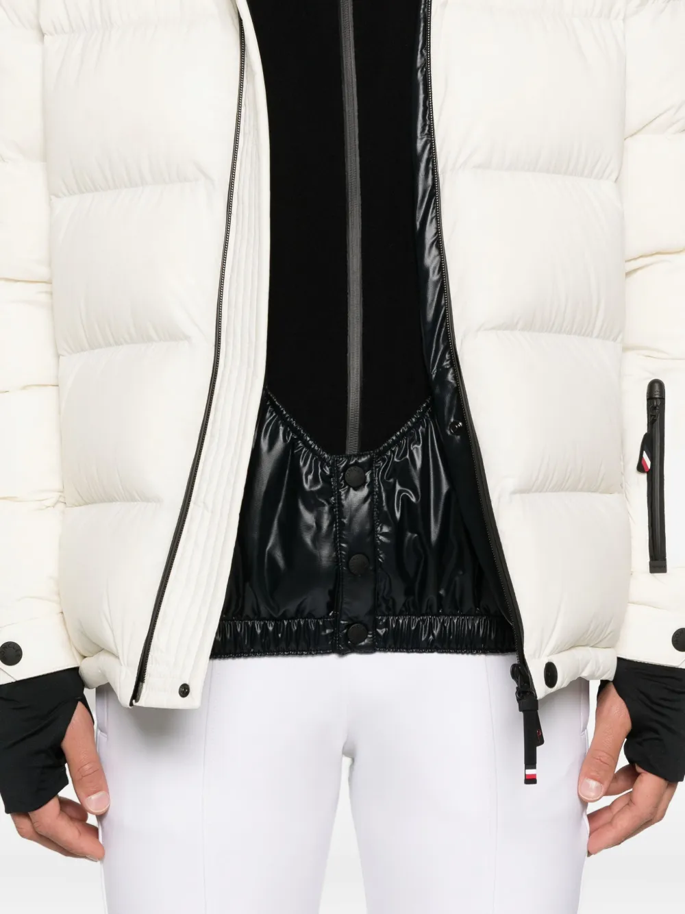 Moncler Grenoble Jack met capuchon Wit