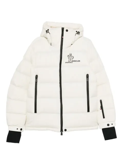 Moncler Grenoble hooded zip-fastening jacket