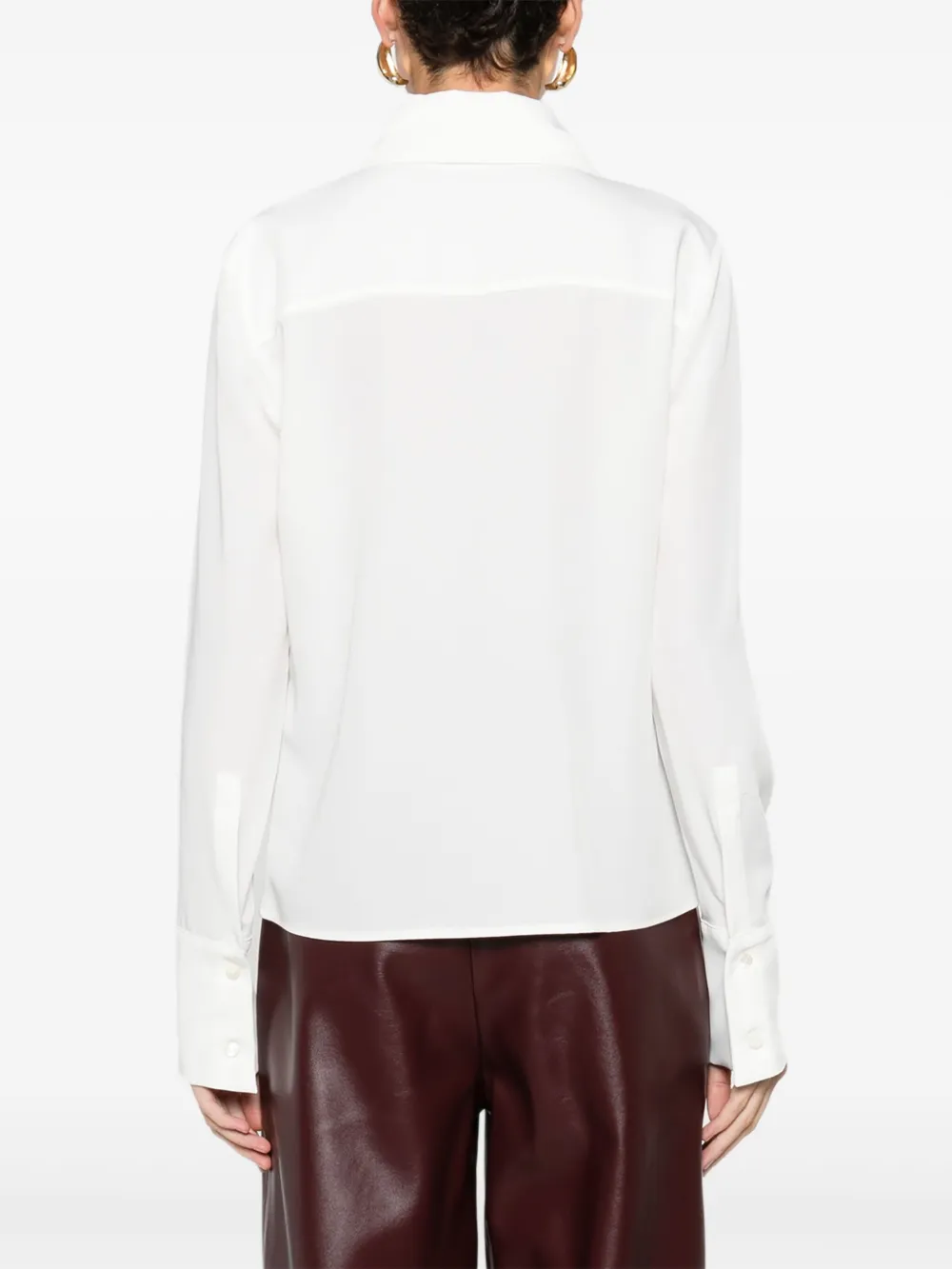 MAR DE MARGARITAS Blouse met lange mouwen Wit