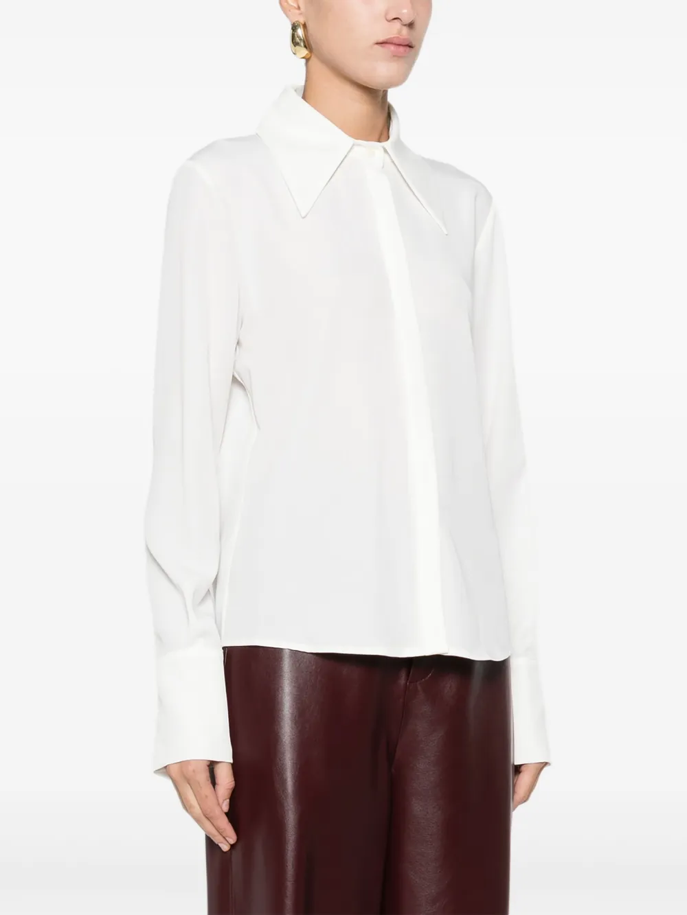MAR DE MARGARITAS Blouse met lange mouwen Wit