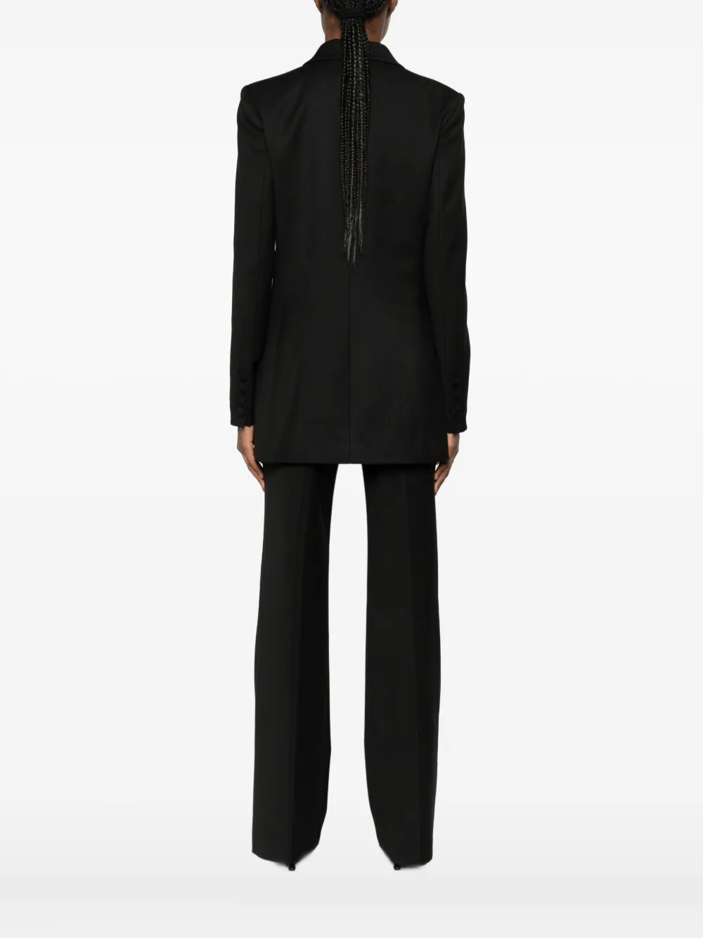 MAR DE MARGARITAS Blazer met dubbele rij knopen Zwart