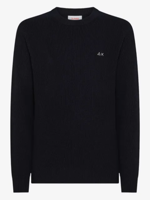 Sun68 ribbed-knit long-sleeve sweater