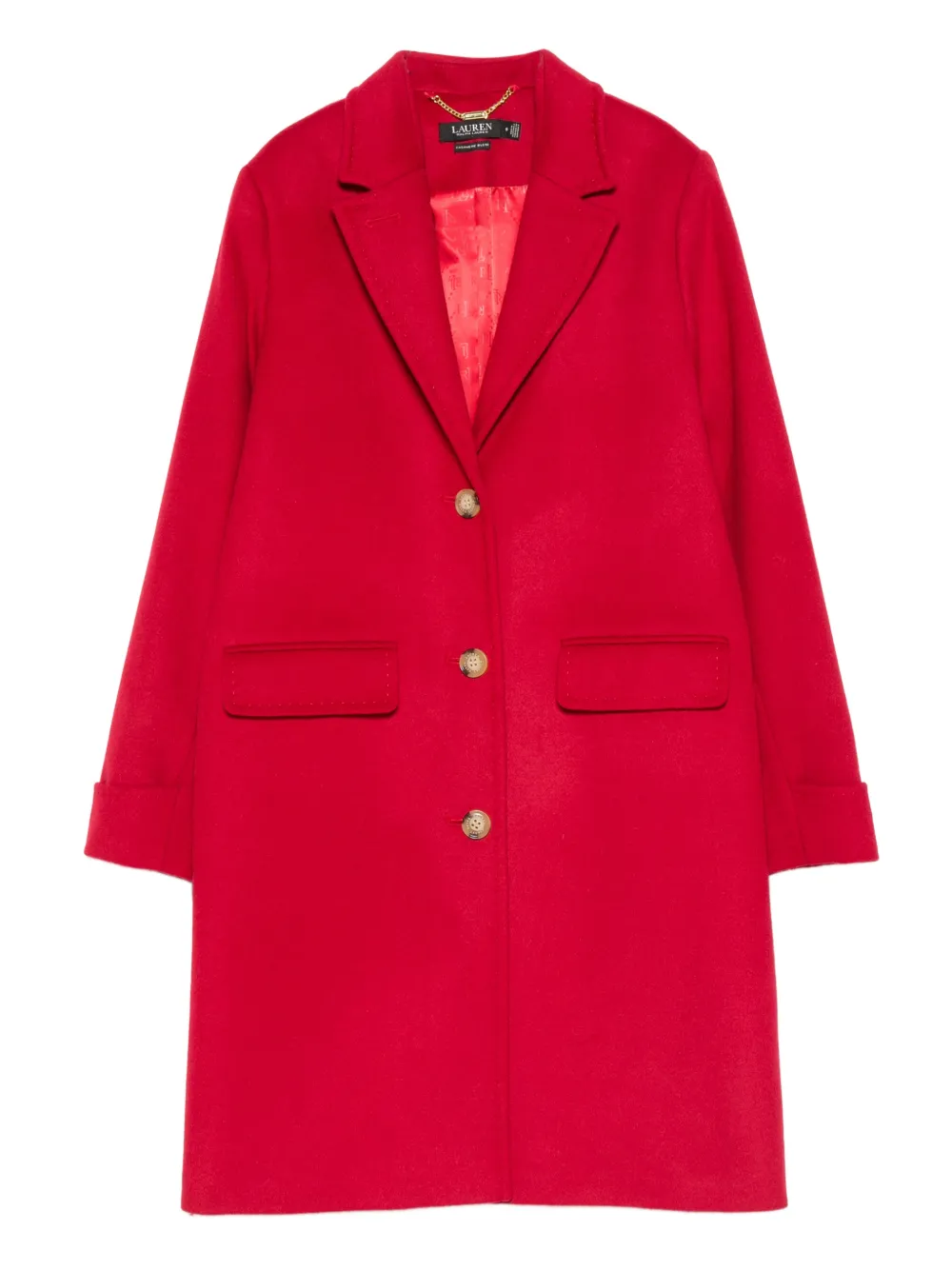 Lauren Ralph Lauren Cappotto con tasche - Rosso
