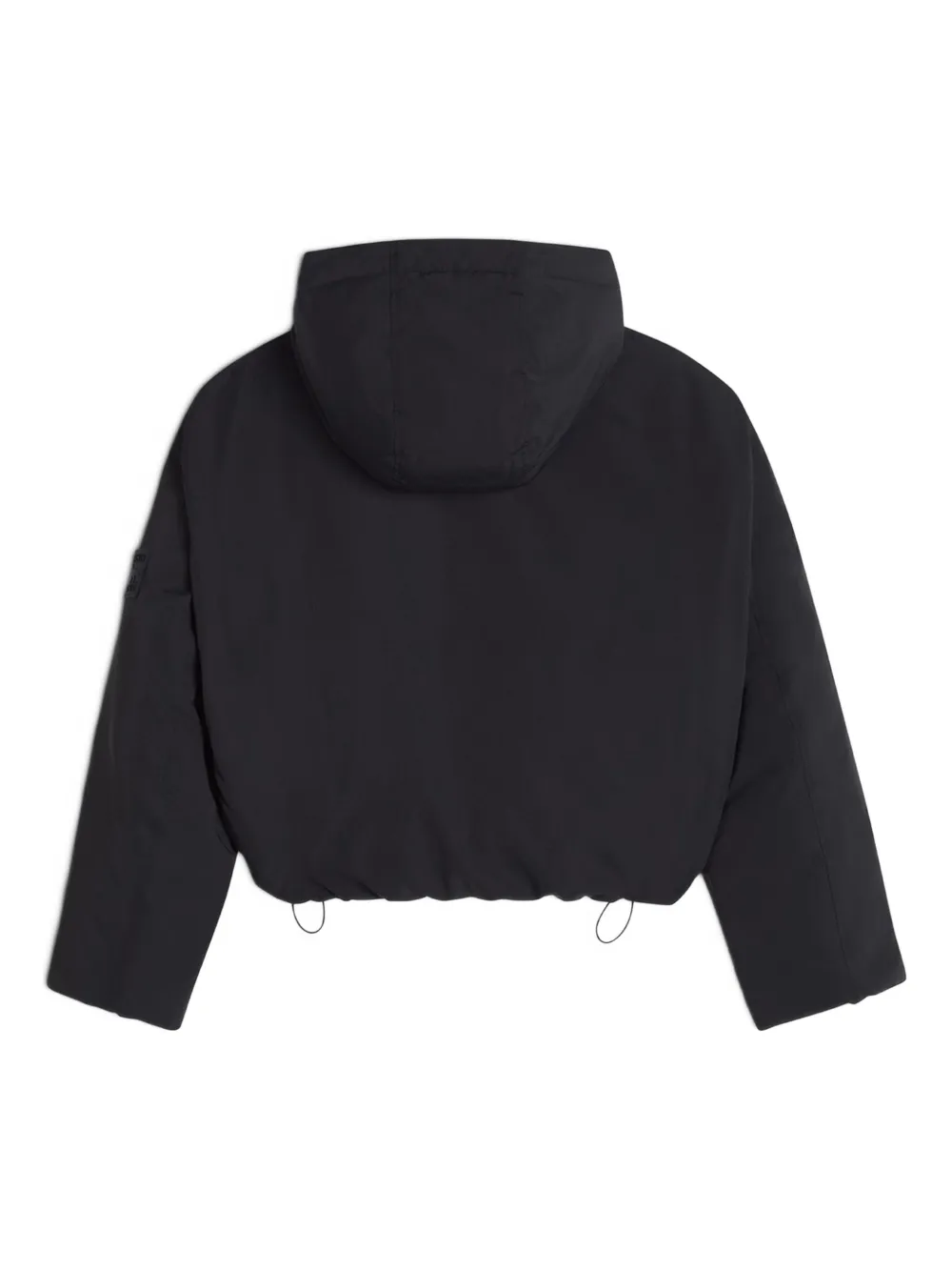 Maison Kitsuné Donsjack met capuchon Zwart