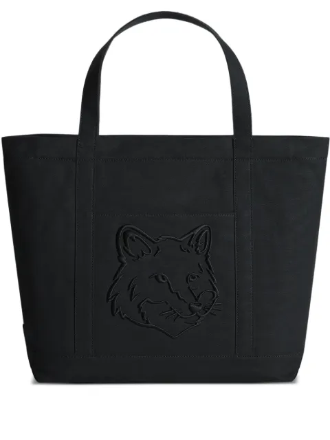 Maison Kitsuné large Fox Head tote bag