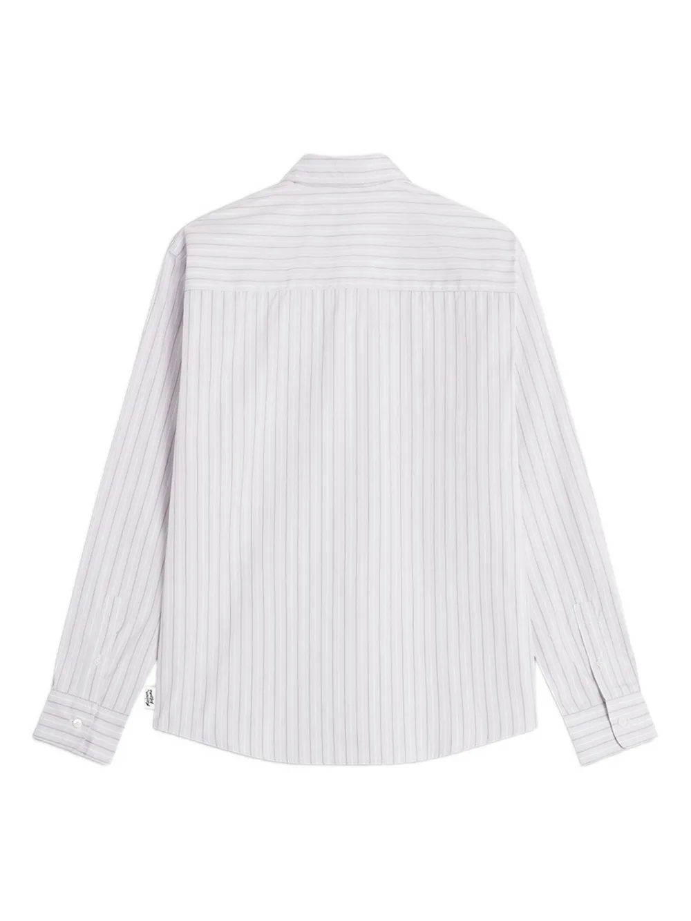 Maison Kitsuné Gestreept overhemd Wit