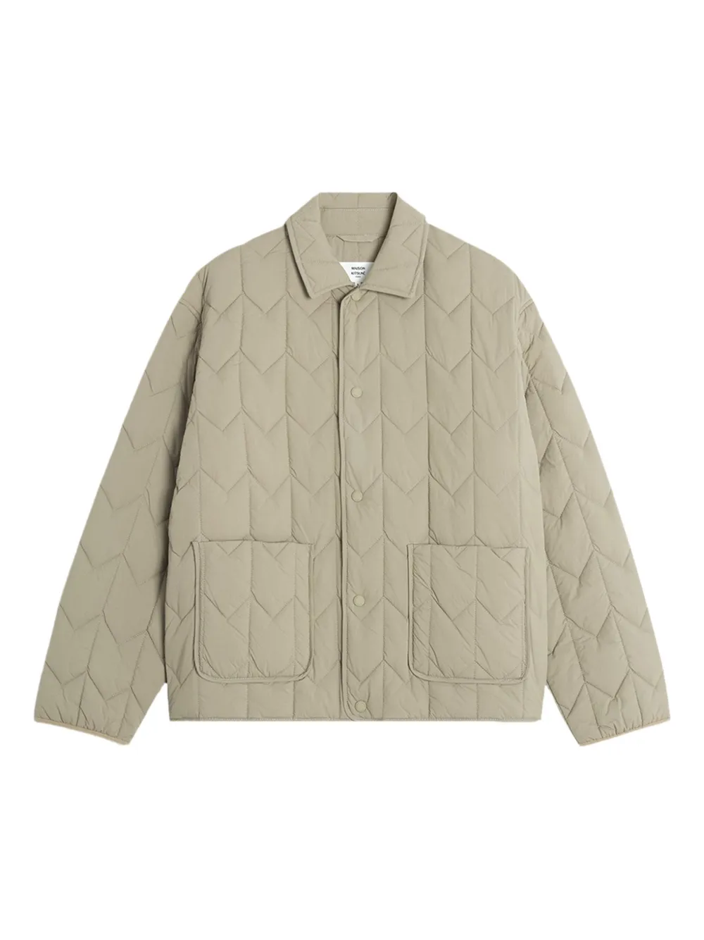 Maison Kitsuné quilted jacket - ニュートラル