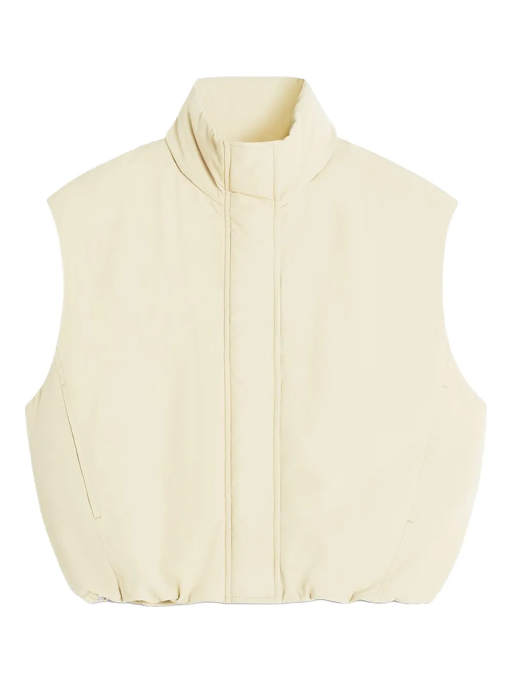 Maison Kitsuné Funnel-neck Padded Jacket In Neutral