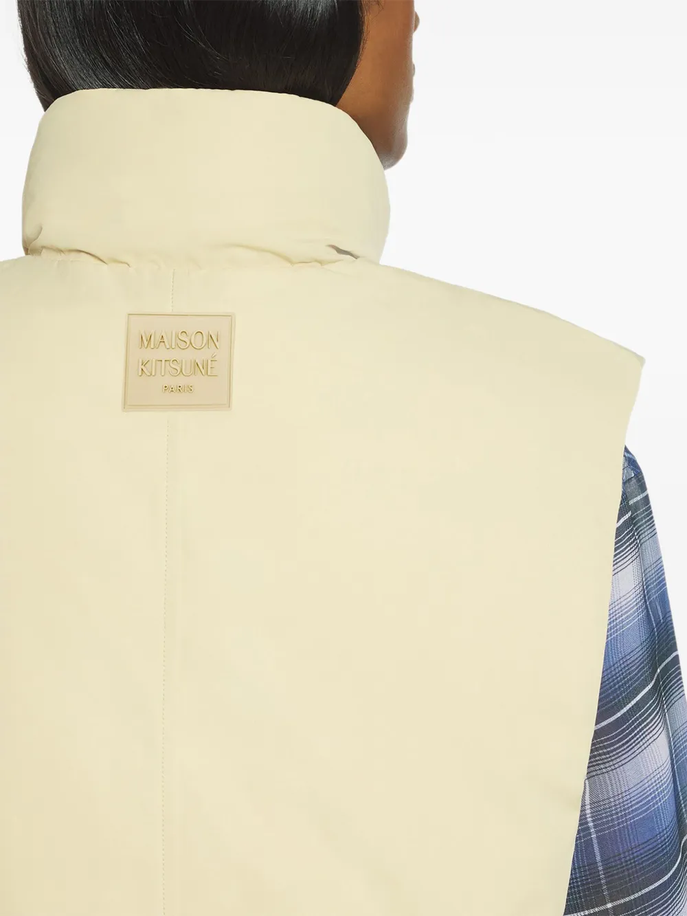 Maison Kitsuné Gewatteerd jack Beige