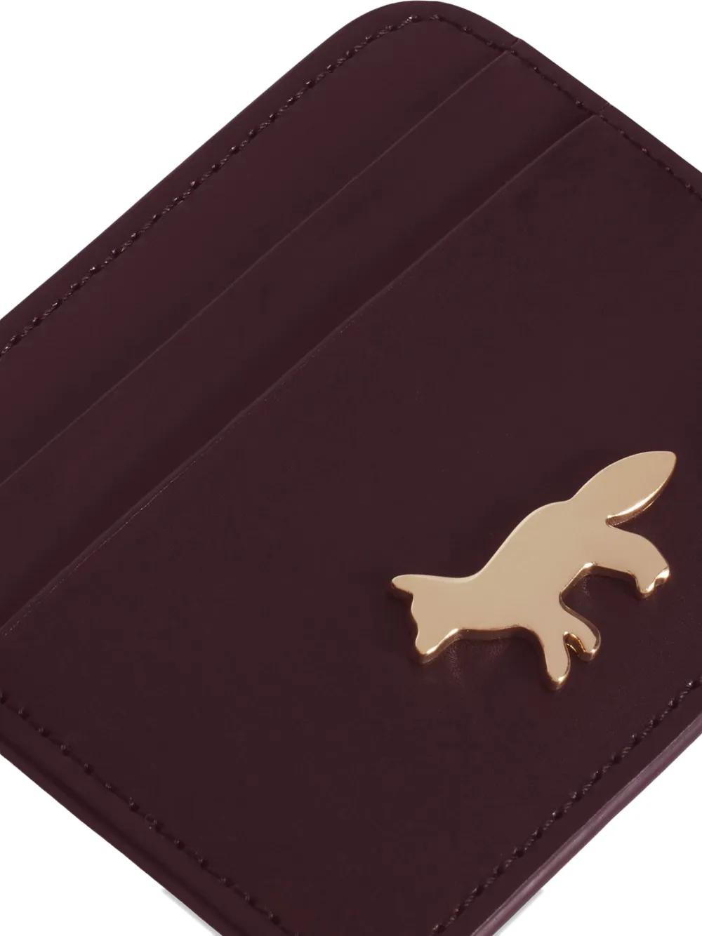 Maison Kitsuné Edie Cardholder In Brown