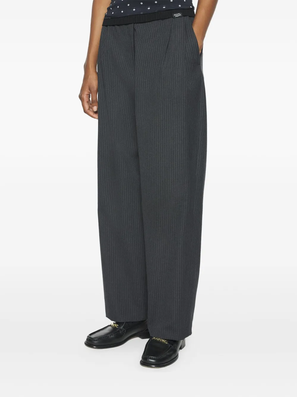 Maison Kitsuné Plooibroek Grijs