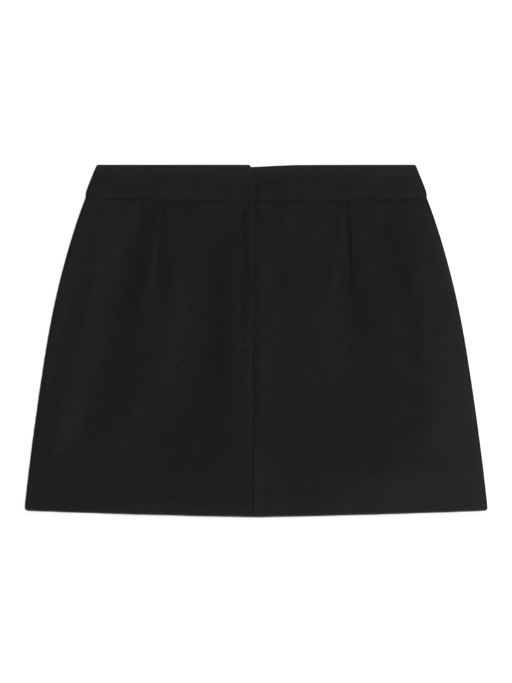 Maison Kitsuné Front-pocket Mini Skirt In Black