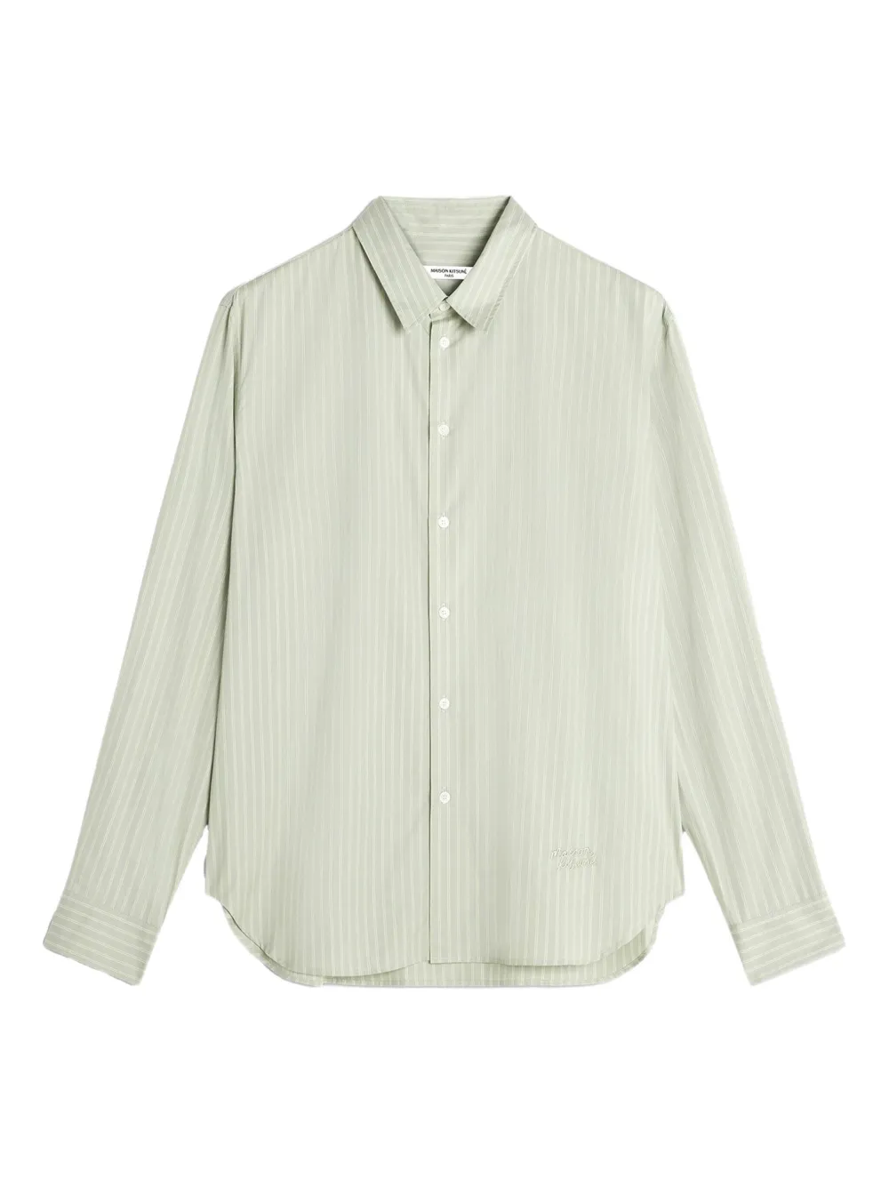 Maison Kitsuné ストライプ シャツ - グリーン