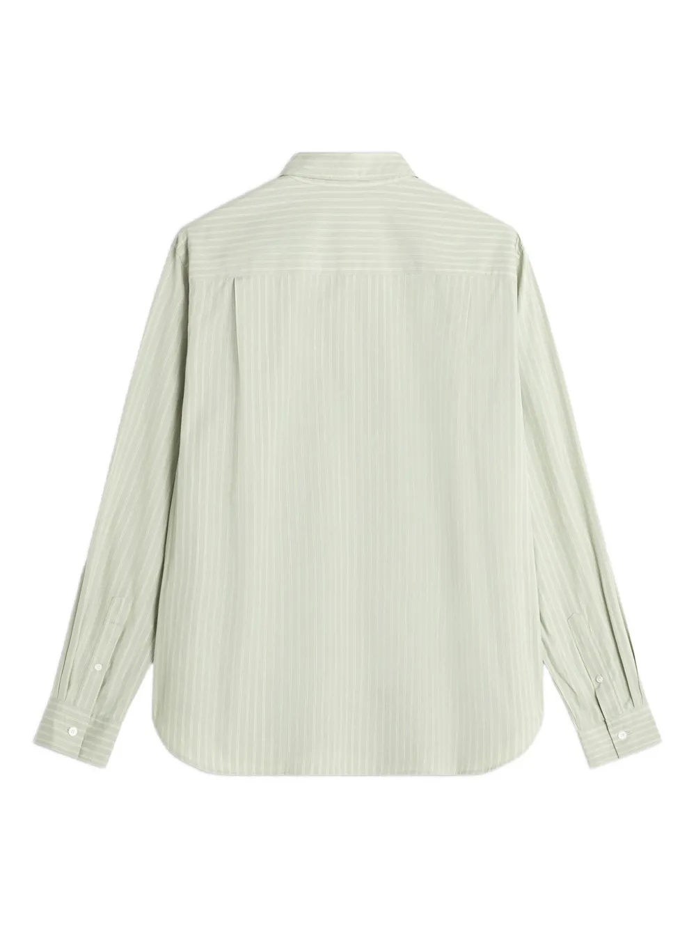 Maison Kitsuné Gestreept overhemd Groen