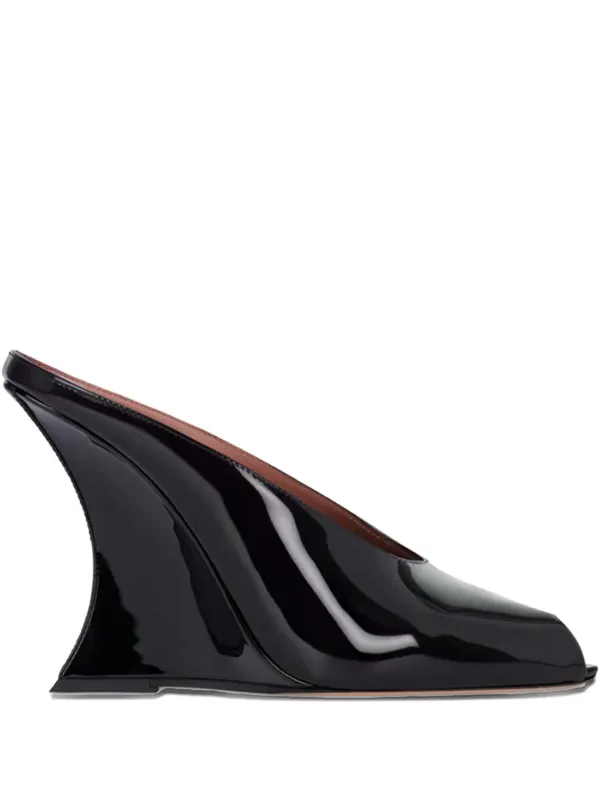 Paris Texas 105mm Nina Mules in Black