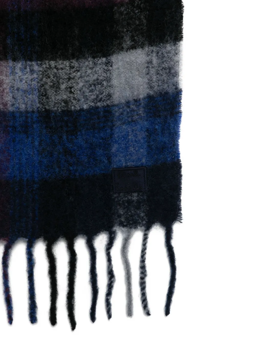 Paul Smith checked fringed scarf | Image 2