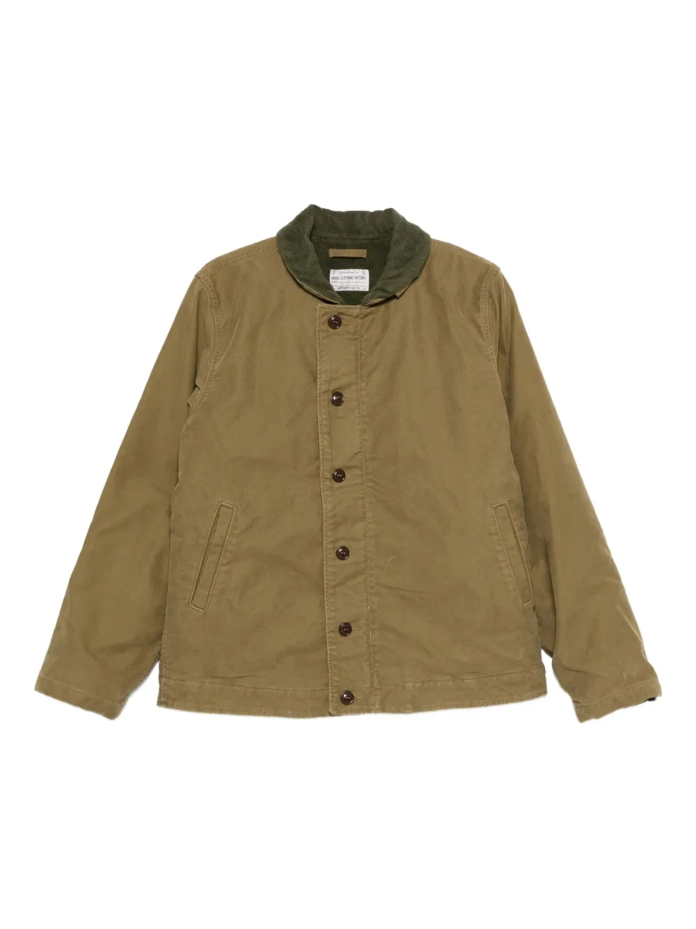 CHESAPEAKES contrast-collar jacket | Green | Image 1