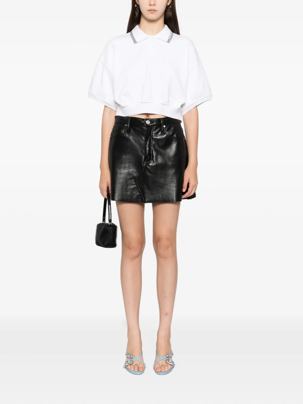 Alexander Wang Poloshirt met logokraag - Wit