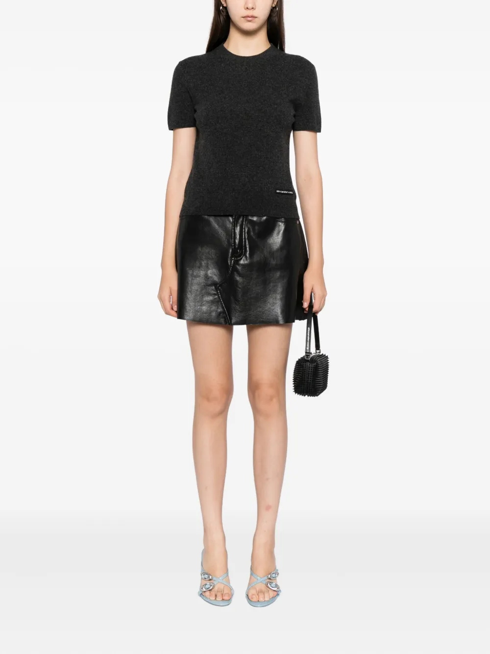 Alexander Wang logo-patch top | T-shirts & Jerseys | Image 2