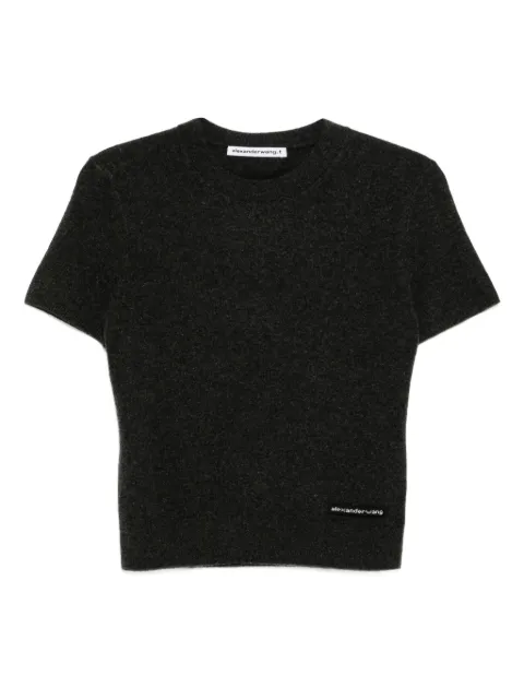 Alexander Wang logo-patch top