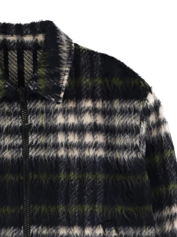 MSGM チェック ジャケット | ブラック | FARFETCH JP