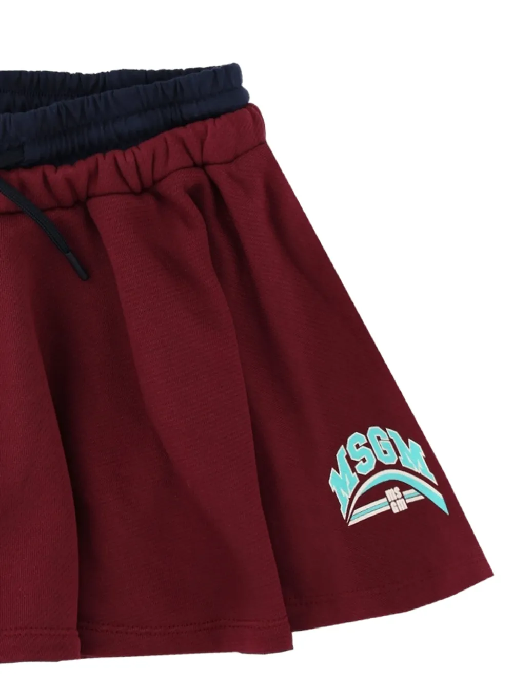 MSGM Kids Rok met logoprint Rood