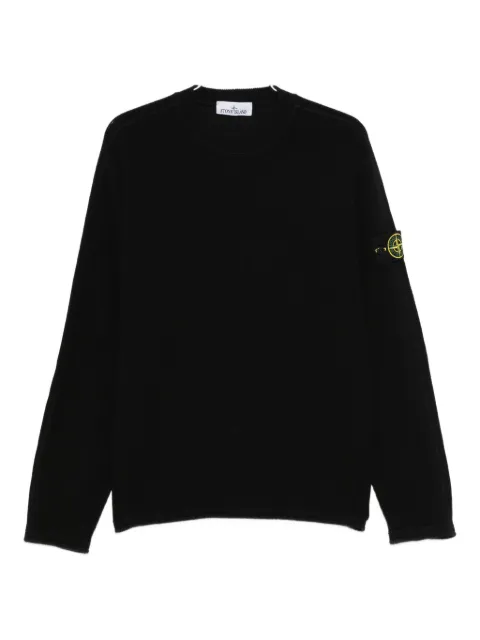 Stone Island logo-patch sweater 