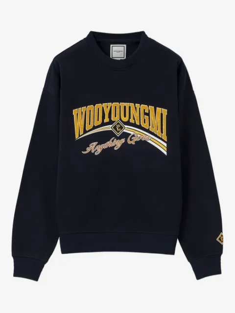 Wooyoungmi sudadera con cuello redondo y logo