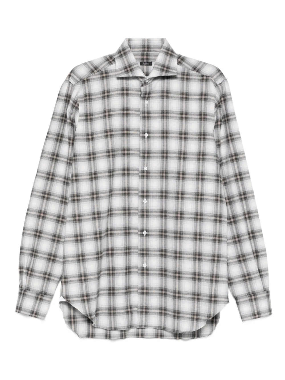 Barba camisa con cuadros estampados | gris | Image 1
