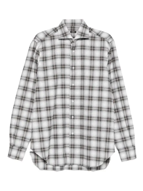 Barba checked shirt