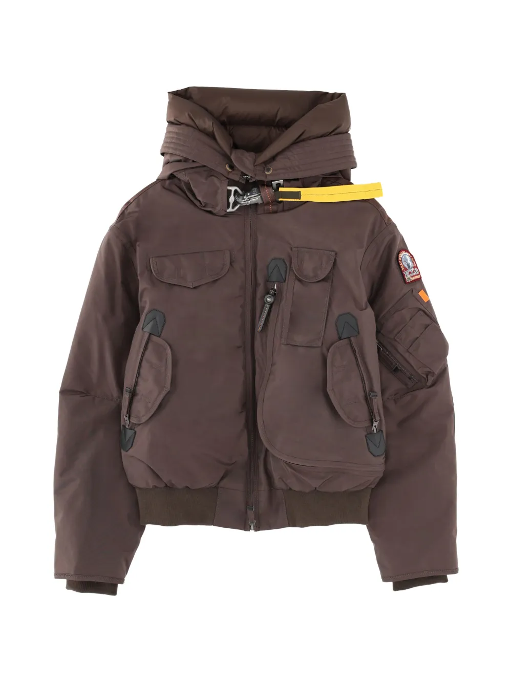 Parajumpers hooded pocket jacket - Marrone