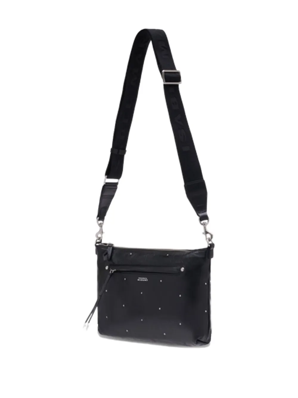 ISABEL MARANT Nessah studded shoulder bag - Zwart