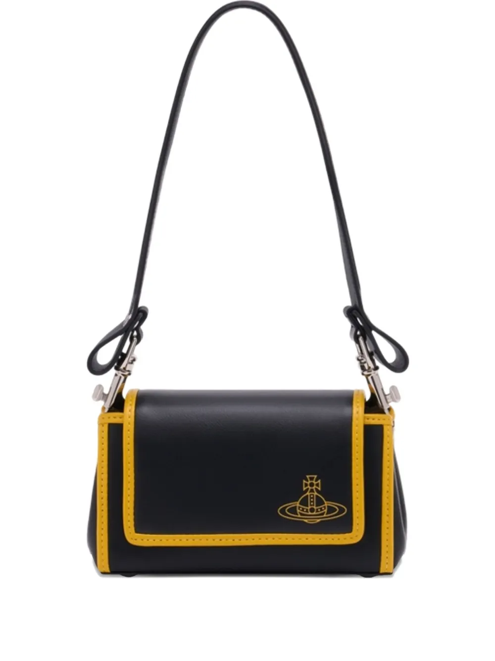 Vivienne Westwood Orb Hazel Clutch Bag In Black