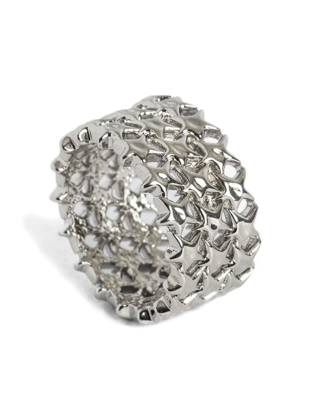 Zadig & Voltaire Rock Star Ring In Metallic