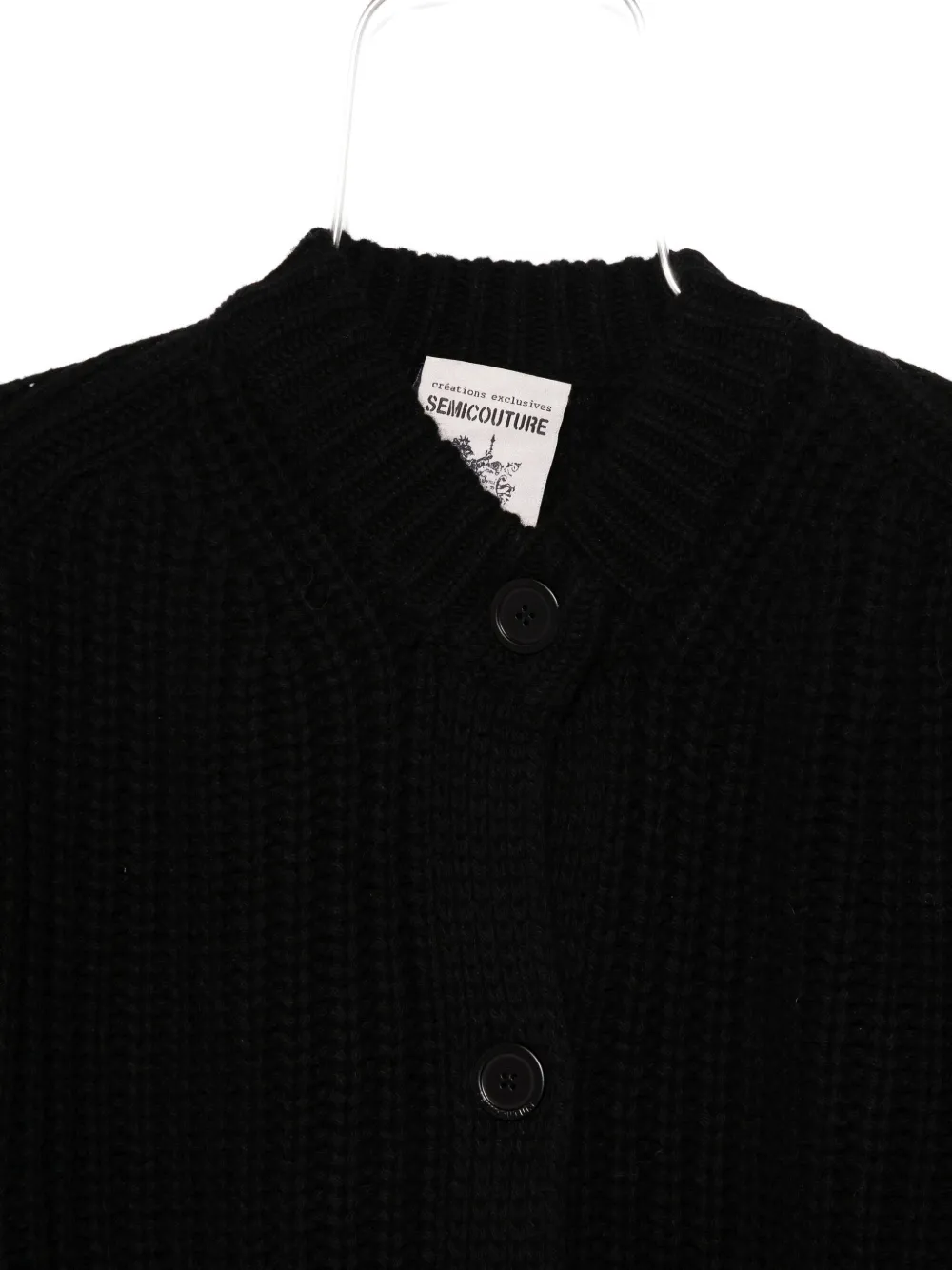 Semicouture Sweaters Blacks And Greys In Black