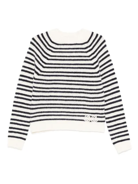 Semicouture striped-detail sweater