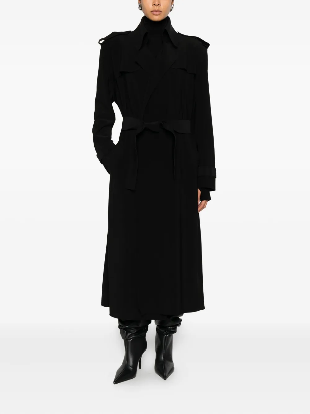Norma Kamali abrigo con cinturón | Abrigos con doble botonadura | Image 2