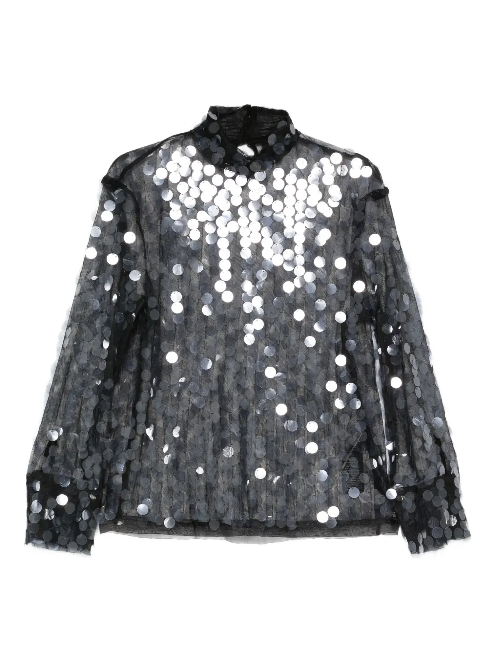 Semicouture sequin-embellished blouse | Black | Image 1