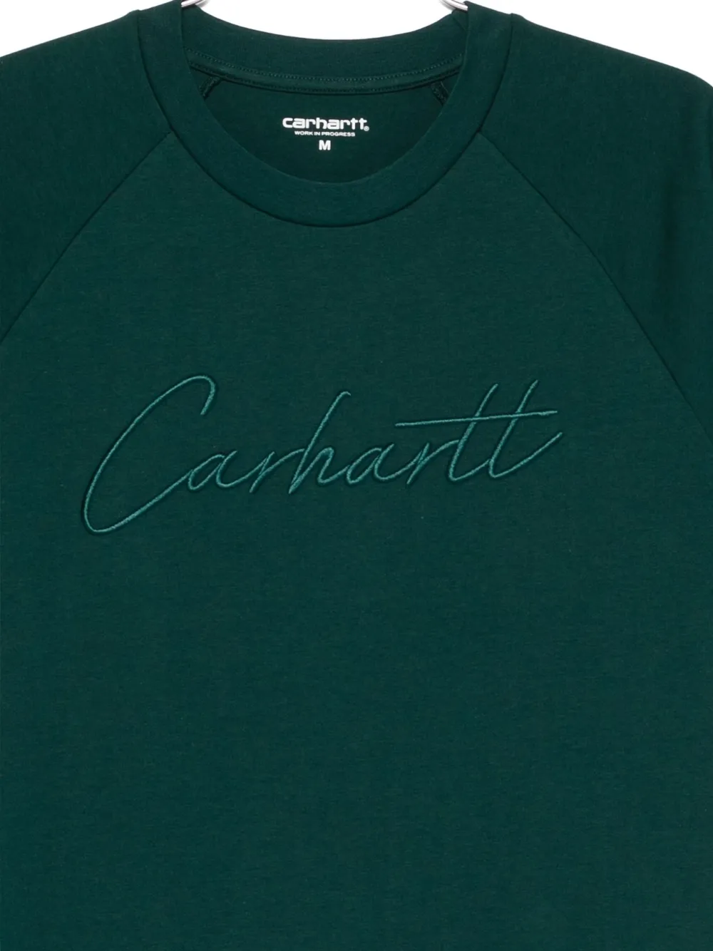 Carhartt Logo-embroidered T-shirt In Green