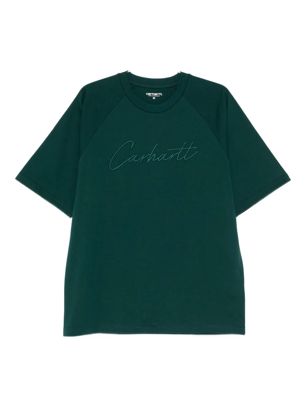 Carhartt Logo-embroidered T-shirt In Green