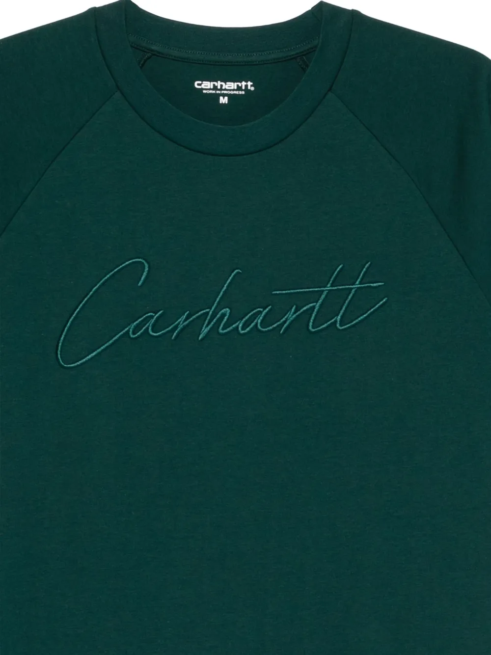 Carhartt WIP T-shirt met geborduurd logo Groen