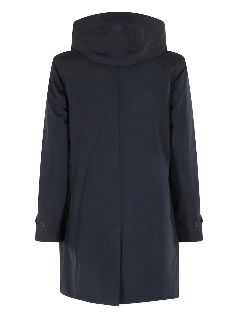Save The Duck Hooded Padded Coat In Blue