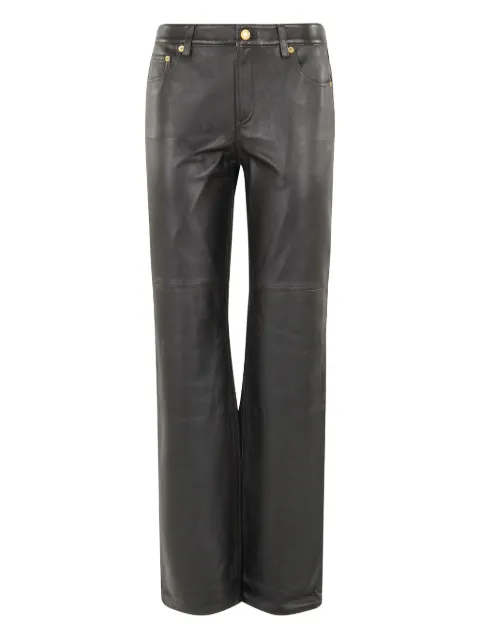 Michael Michael Kors panelled leather trousers