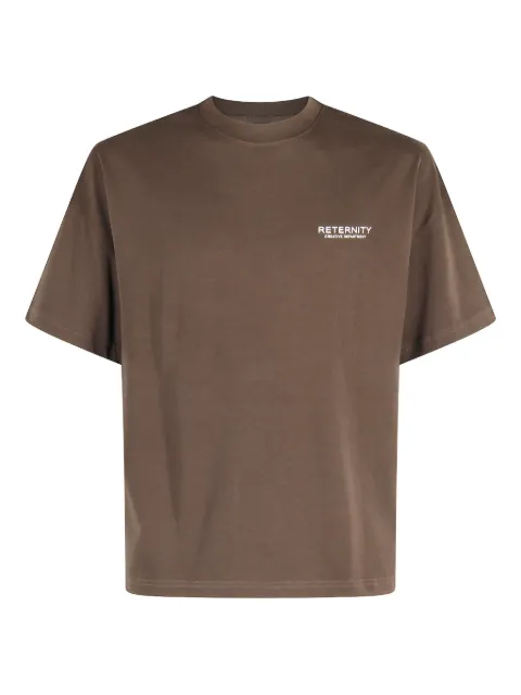 RETERNITY logo-print cotton T-shirt