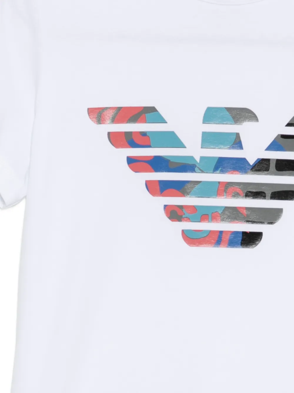Emporio Armani T-shirt met ronde hals Wit