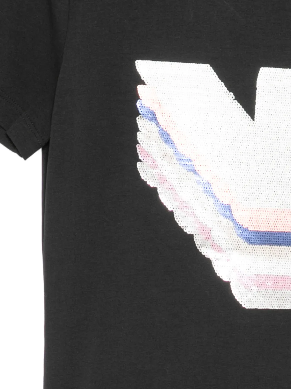 Emporio Armani T-shirt met ronde hals Zwart