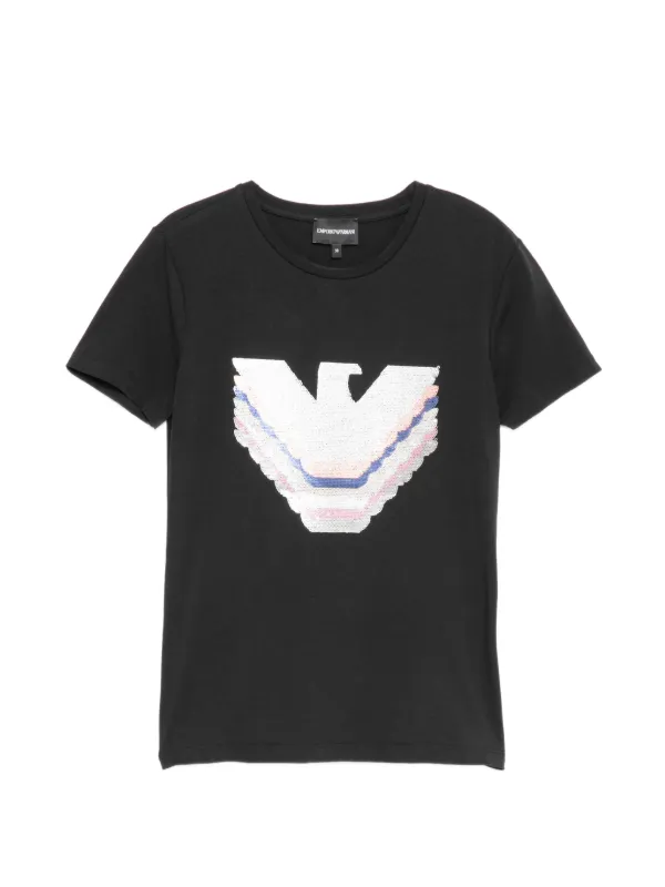 Emporio Armani Crew Neck T-shirt in Black