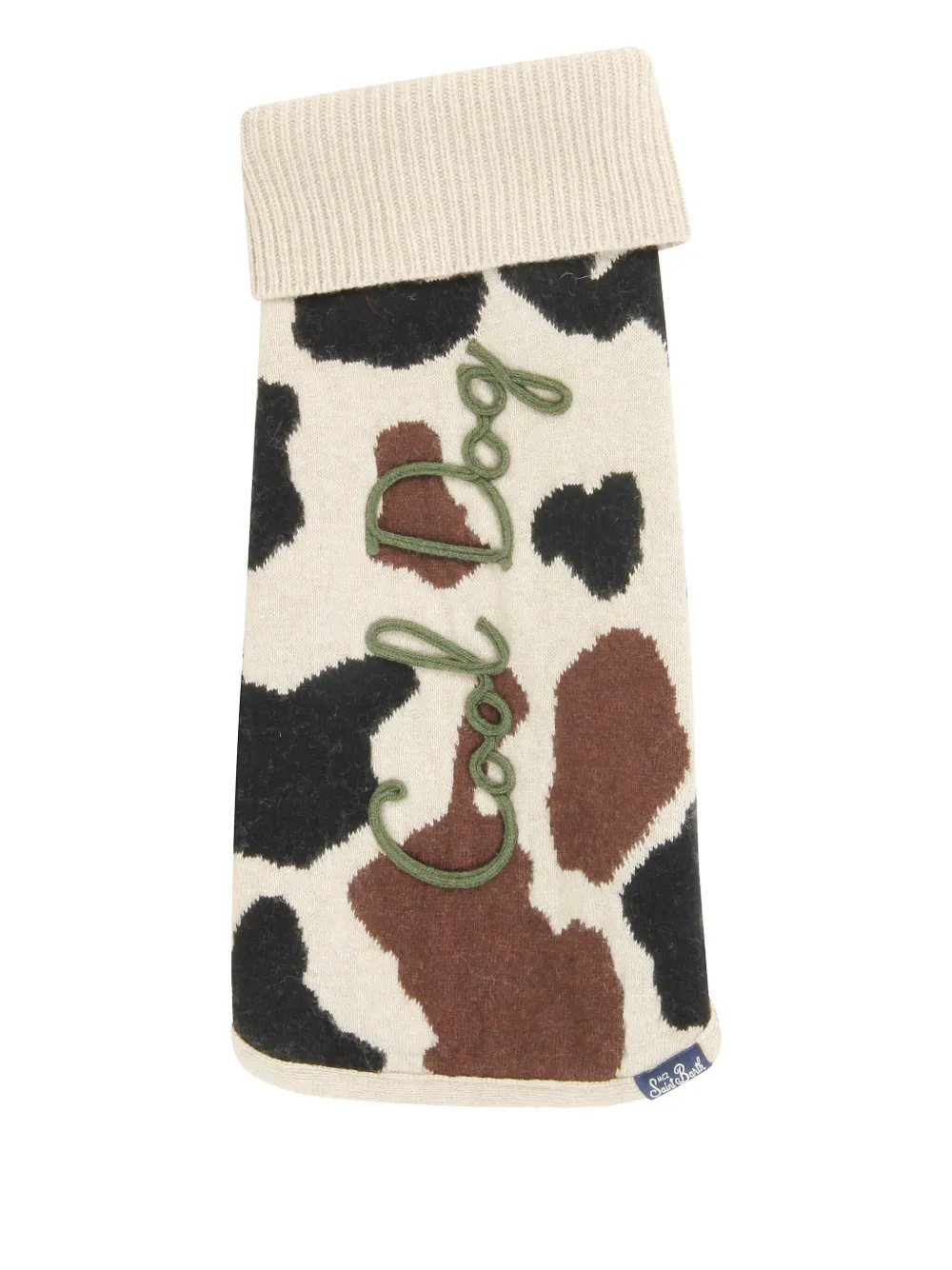 MC2 Saint Barth cow-print wool sweater | Neutrals | Image 1