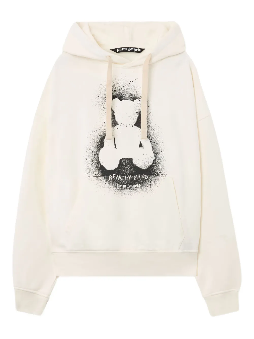 Palm Angels spray-bear hoodie - Toni neutri